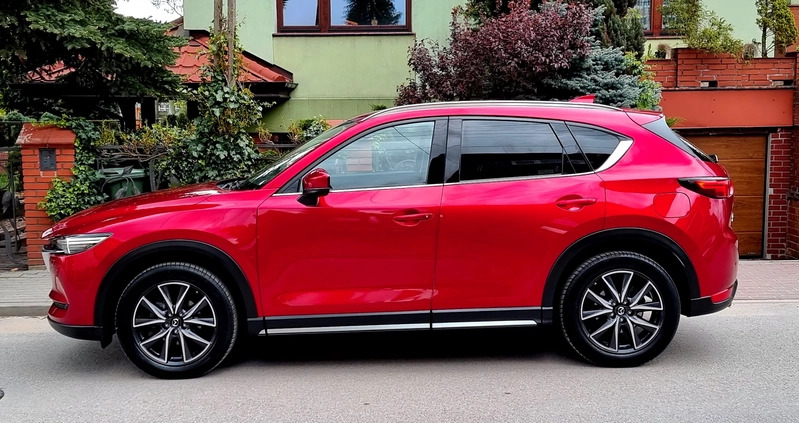 Mazda CX-5 cena 116900 przebieg: 76000, rok produkcji 2017 z Sierpc małe 781